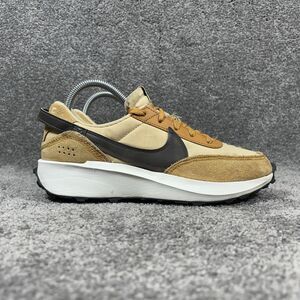 Nike Waffle Debut DH9523-200 Women’s Sz 8 Sesame Brown Trail Running Shoes Used